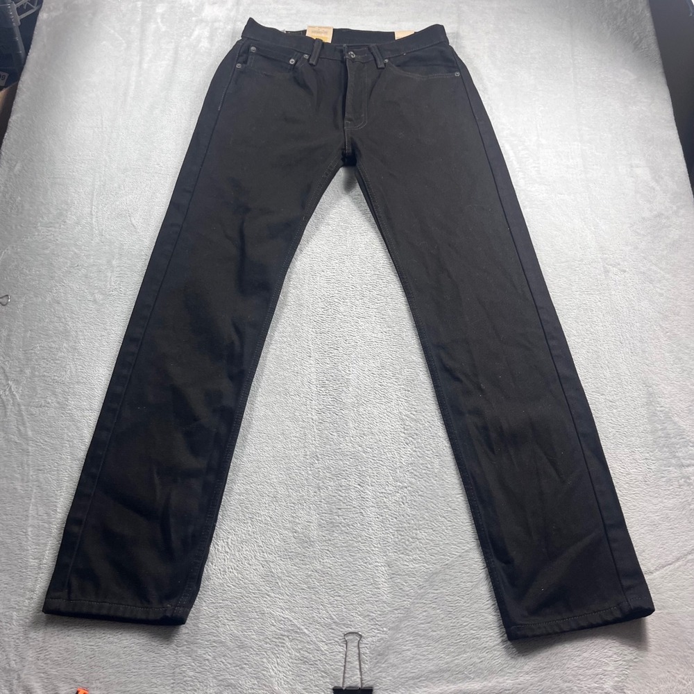Levis 505 Regular Fit Straight Leg Black Jeans Mens 31x34 NWT 00505-0260